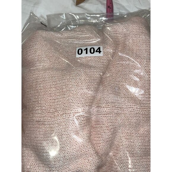 Urban Outfitters BDG Pink Open Front Knit Cardigan Women's Sweater Size M - Picture 7 of 7